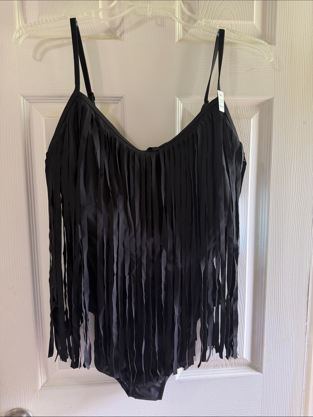 Coco Reef 38DD Fringe Detail Black Women's Swimsuit